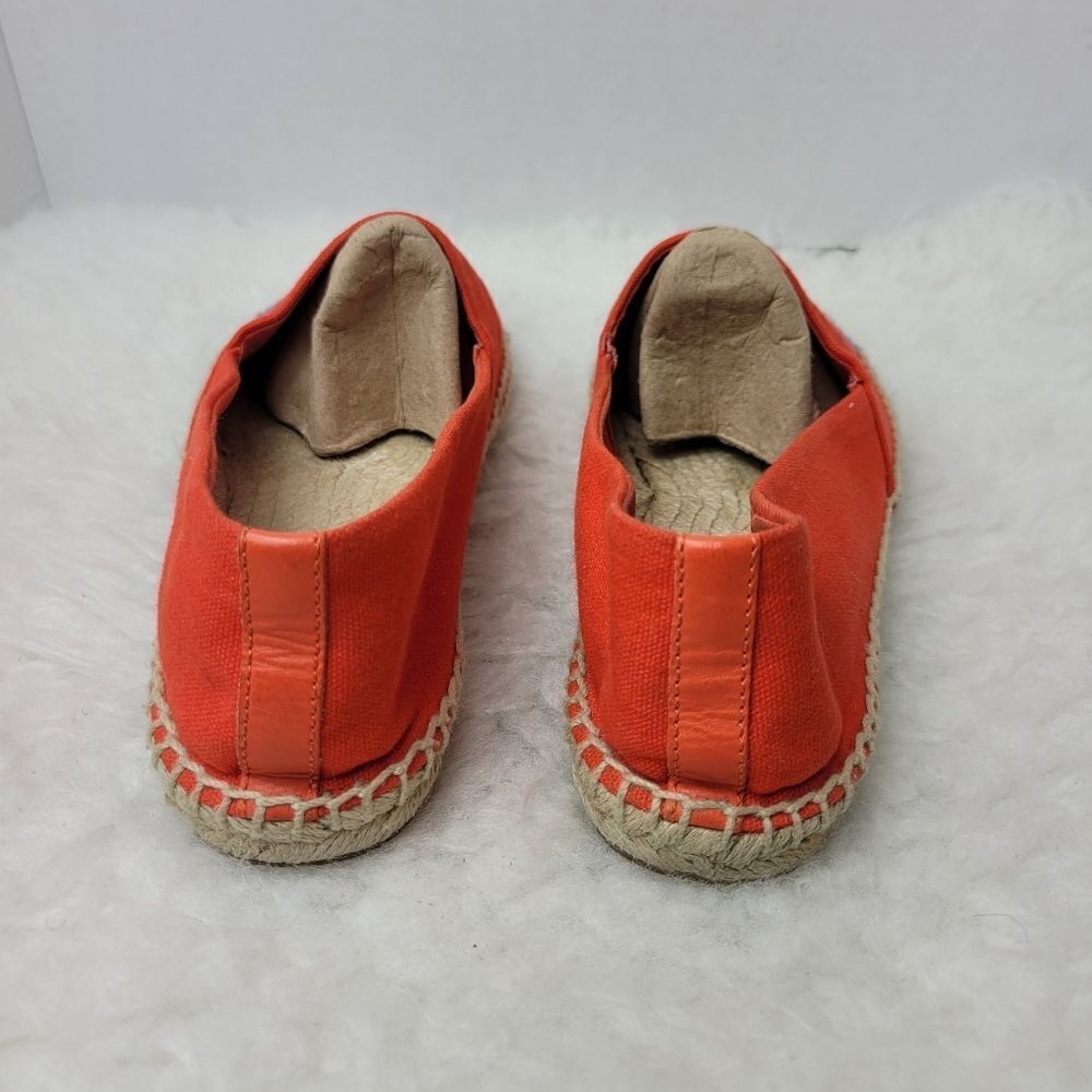 Tory Burch Cap-Toe Orange Blue Espadrilles Size 11 M - Picture 4 of 7